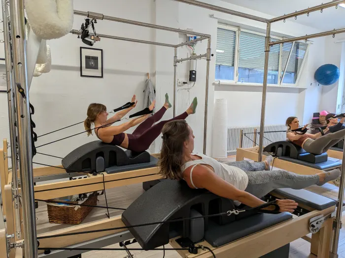 A client working on the reformer